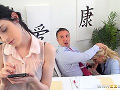 Busty Office Milf Gets Fucked By Big Dick in The Ass