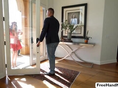 Grosser arsch, Grosse titten, Schwanz, Hardcore, Hd, Küssen, Rotschopf, Tätowierung