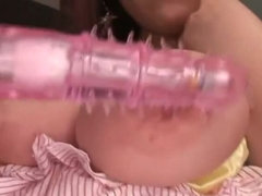 Tetas grandes, Loco, Consolador, Peludo, Japonés, Masturbación, Puta, Juguetes