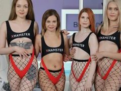 18 ans, Beauté, En gros plan de très près, Hd, Lesbienne, Chatte, Serré, Nénés