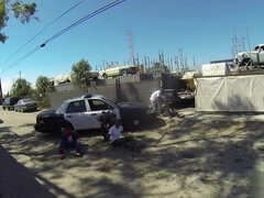 Noire, Brunette brune, Plantureuse, Interracial, Seins naturels, Plan cul à trois, Nénés, Uniforme