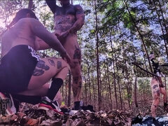 Gothic Nympho In One Cumshot Mounted On An Amazon And A Cumshot Through The Prostate. Double Cumshot Outdoor Florest