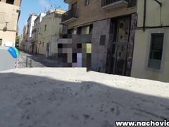 アジア人, デカ尻, デカチン, フェラチオ, チン, ハードコア, アウトドア, 公共