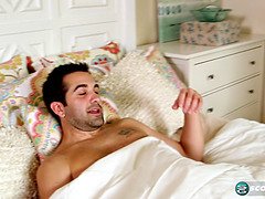 Brunette Milly Marks gets her First Anal with Donnie Rock's Oily Lotion & Handjob