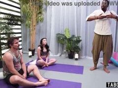 Yoga Class Turns Intimate with Black Instructor & Big Cock