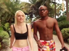 Blonde, Blowjob, Fetish, Handjob, Interracial, Lingerie