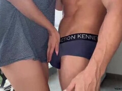 Duncan Saint and Yenifer CHP: Intense Blowjob and Muscle Worship