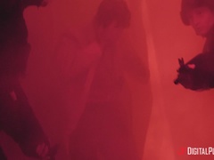 Grote lul, Grote mammen, Pijpbeurt, Lul, Sperma in gezicht, Gezichtspunt, Kut duiken, Trein