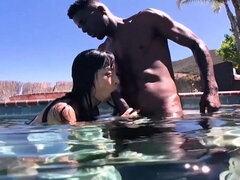 Grote kont, Zwart, Bruinharig, Dochter, Likken, Monster, Klein, Tiener