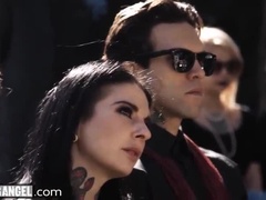 Marley Brinx Seduces Older Man at Funeral - Hardcore Outdoor Sex & Deep Throat