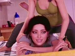 Aoa Academy: let's have fun with big-boobed mom in this visual novel adventure