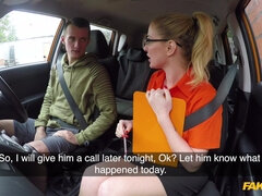 Exam Failure Leads To Exciting Car Sex 1 - Fake Driving School