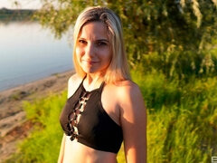 Culo, Bikini, Negro, Rubia, Mamada, Estilo perrito, Pov, Adolescente