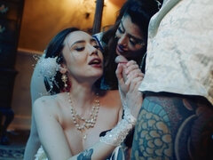 デカパイ, 茶髪の, ハードコア, ヒール, オナニー, タトゥー, オッパイの, 濡れ