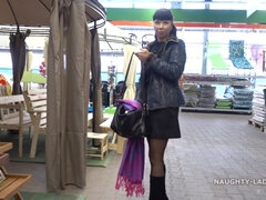 茶髪の, 巨乳な, フェティッシュ, 露出狂, 自然山雀, 公共, ロシア人, 一人
