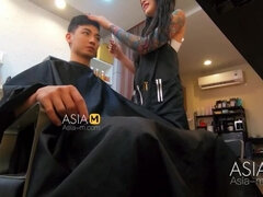 ModelMedia Asia-Barber Shop Bold Sex-Ai Qiu-MDWP-0004-Best Original Asia Porn Video