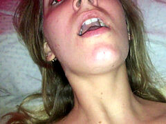 Rubia, Corrida, Linda, Hembra, Orgasmo, Coño