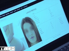 Arsch, Blondine, Lingerie, Zierlich, Realität, Rotschopf, Reiten, Flotter dreier