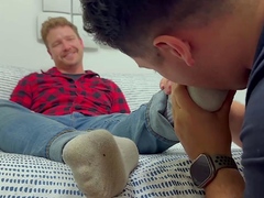 Dan Edwards Worship His Boyfriends Russ Big Feet