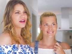 Freaking Our Beefcake Gets Mind-Blowing Double Blowjob