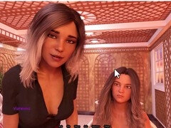 Waiter delights me by revealing her big tits in Radiant 6