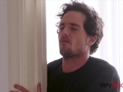 Busty Italian Stepmom Crystal Rush Spreads Legs for Stepson in Taboo Encounter