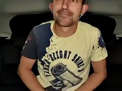 Grote lul, Auto, Europees, Homo, Pornster, Mager, Alleen, Onder de rok