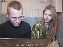 18 jahre, Tussi, Blondine, Freundin, Hardcore, Russisch, Dürr, Jungendliche (18+)