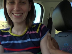 Leie, Blasen, Flashen, Handjob, Orgasmus, Im freien, Pov, Öffentlich