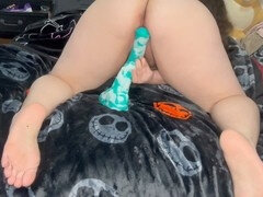 Kont naar mond, Mooie dikke vrouwen, Seksspeelgoed, Voeten, Gigantische dildo, Orgasme, Kut duiken, Speelgoed
