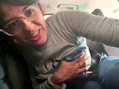 В машине, Эксгибиционист, Милф, Киски, Сиськи