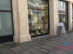 浴室, デカ尻, ブロンド, 指いじり, 公共, オマンコ, 剃毛, オッパイの