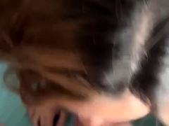 Great close up in japanese teen oral sex pov