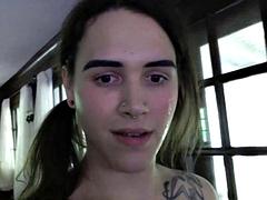 Leie, Aufs gesicht abspritzen, Masturbation, Milf, Transfrau, Solo, Netzkamera