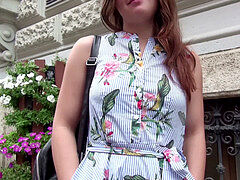 Amateur, Anal, Audition, Tir de sperme, Allemand, Argent, Public, Adolescente