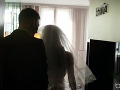 Gorgeous bride Stefany Kyler crazy porn scene