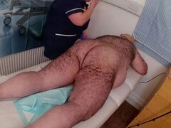 Gorda, Británico, Dominación, Examen, Peludo, Hd, Enfermera, Dolor