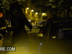 Submissive Claire Castel dominated by hot couple