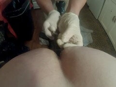 Naakte man aangeklede vrouw, Dominatie, Extreem, Dominante vrouw, Huisgemaakt, Vernedering, Meesteres, Voorbinddildo