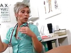 cum extracted by aged nurse Beate