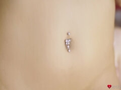 Busty Czech girl catches two horny brunettes in action and joins in