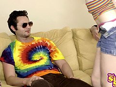 Slutty Laurie Cummed And Creamed By Brother's Friends
