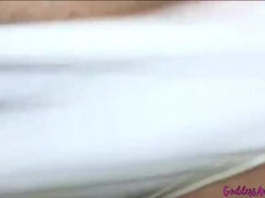 Morning Pee Soaked Panties - Goddess Amanda Masturbating & Fingering Pussy in Bathroom