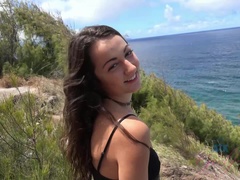 Amateur, Morena, Abierta, Desnudo, Coño, Afeitado, Chorro, Tetas