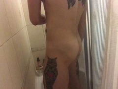 In den arsch, Arsch, Bad, Dildo, Masturbation, Spielzeuge