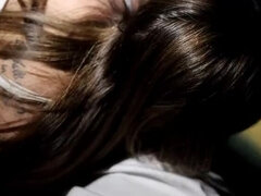 Best Friend's Hot Mom Gives Steamy Car Blowjob - Alina Rai