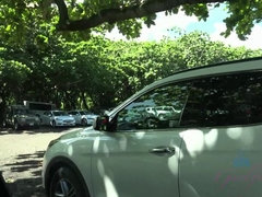 ビーチ, 露出狂, 彼女, オーガズム, ハメ撮り, 公共, おもらし, 濡れ