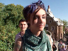 tatted Spanish French sizzling girl Down To Fuck