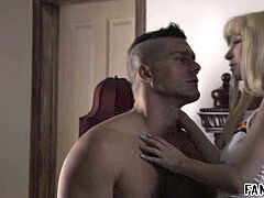 Блондинки, Парочка, Крошечные, Киски, Тощие, Чулки, Тугие, Дядя