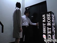 Hundestellung, Hardcore, Hd, Japanische massage, Lecken, Muschi, Dürr, Sohn